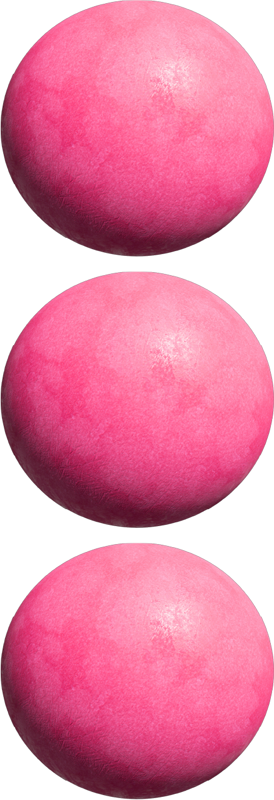 Red balls stacked atop eachother