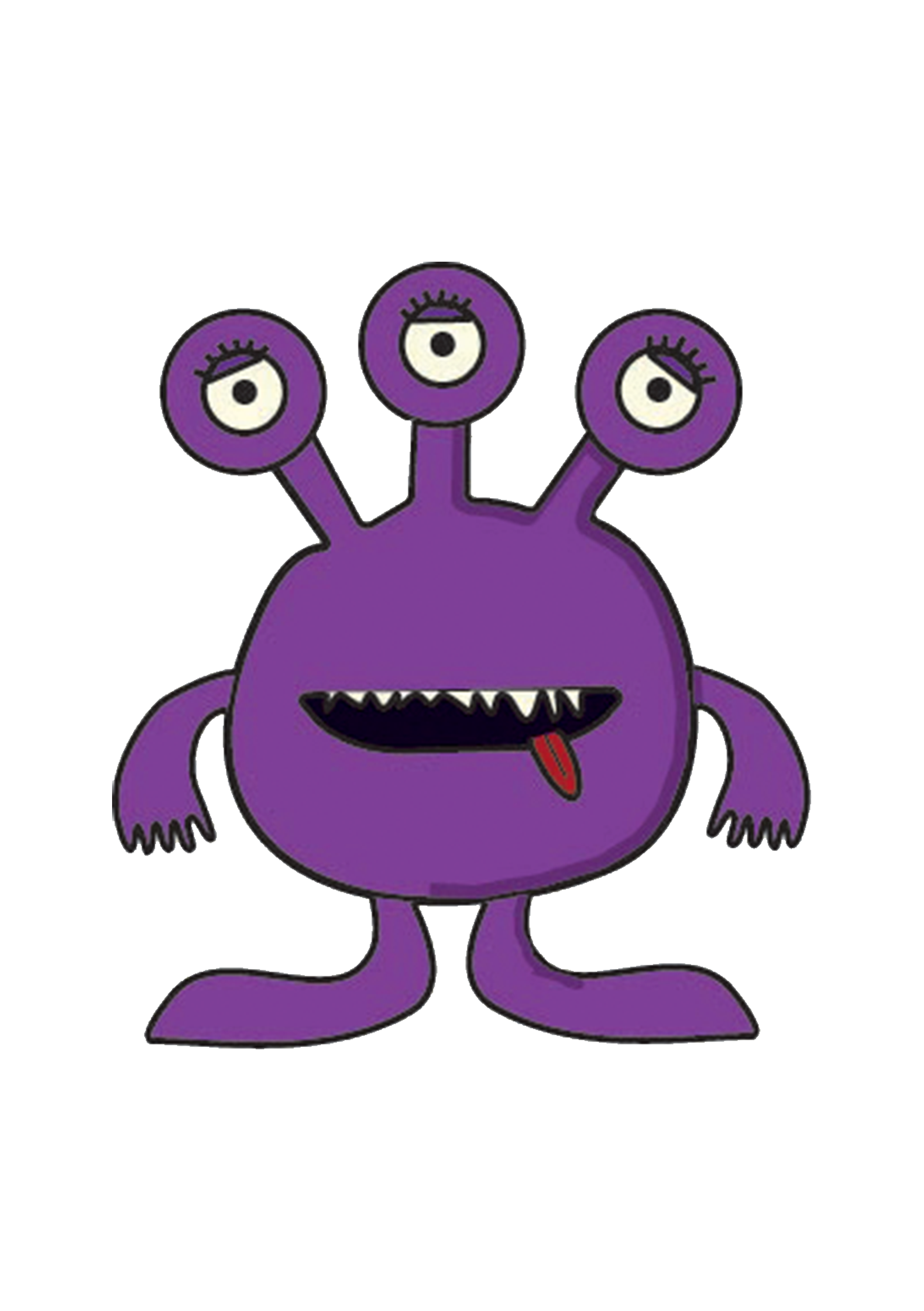 Purple alien